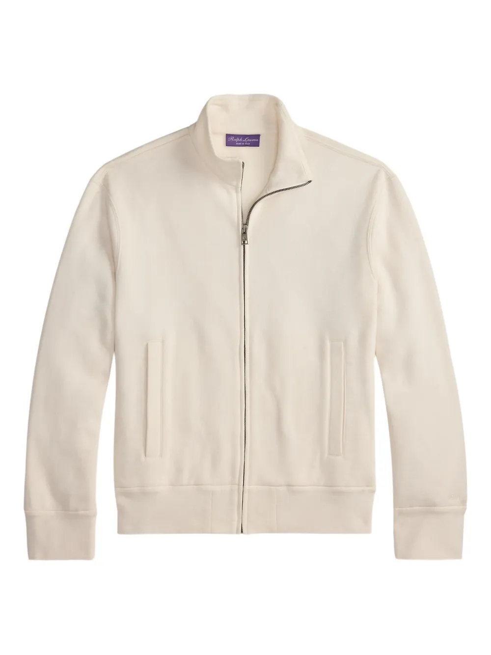 

Кардиган на молнии с высоким воротником Ralph Lauren Purple Label, белый