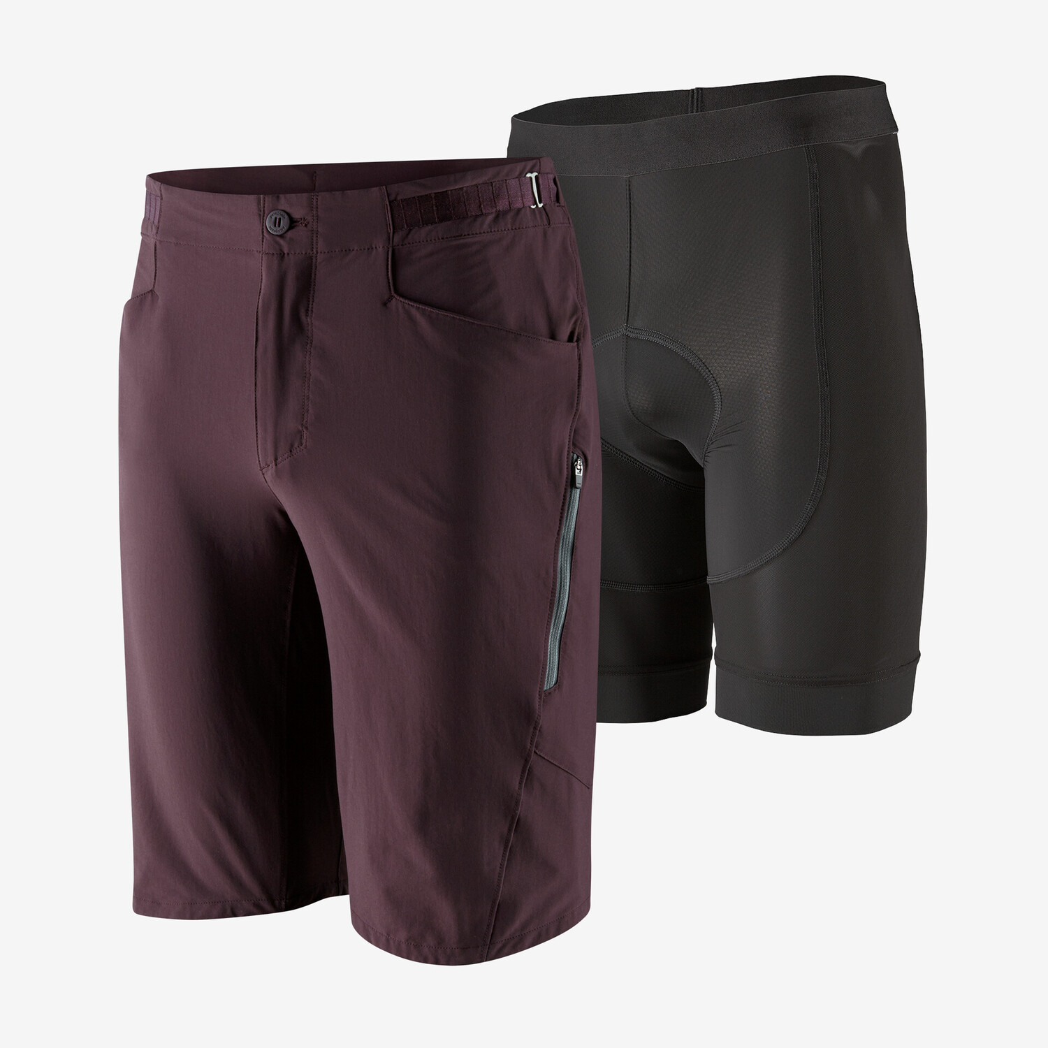 

Мужские велосипедные шорты для грязи Patagonia, цвет Obsidian Plum