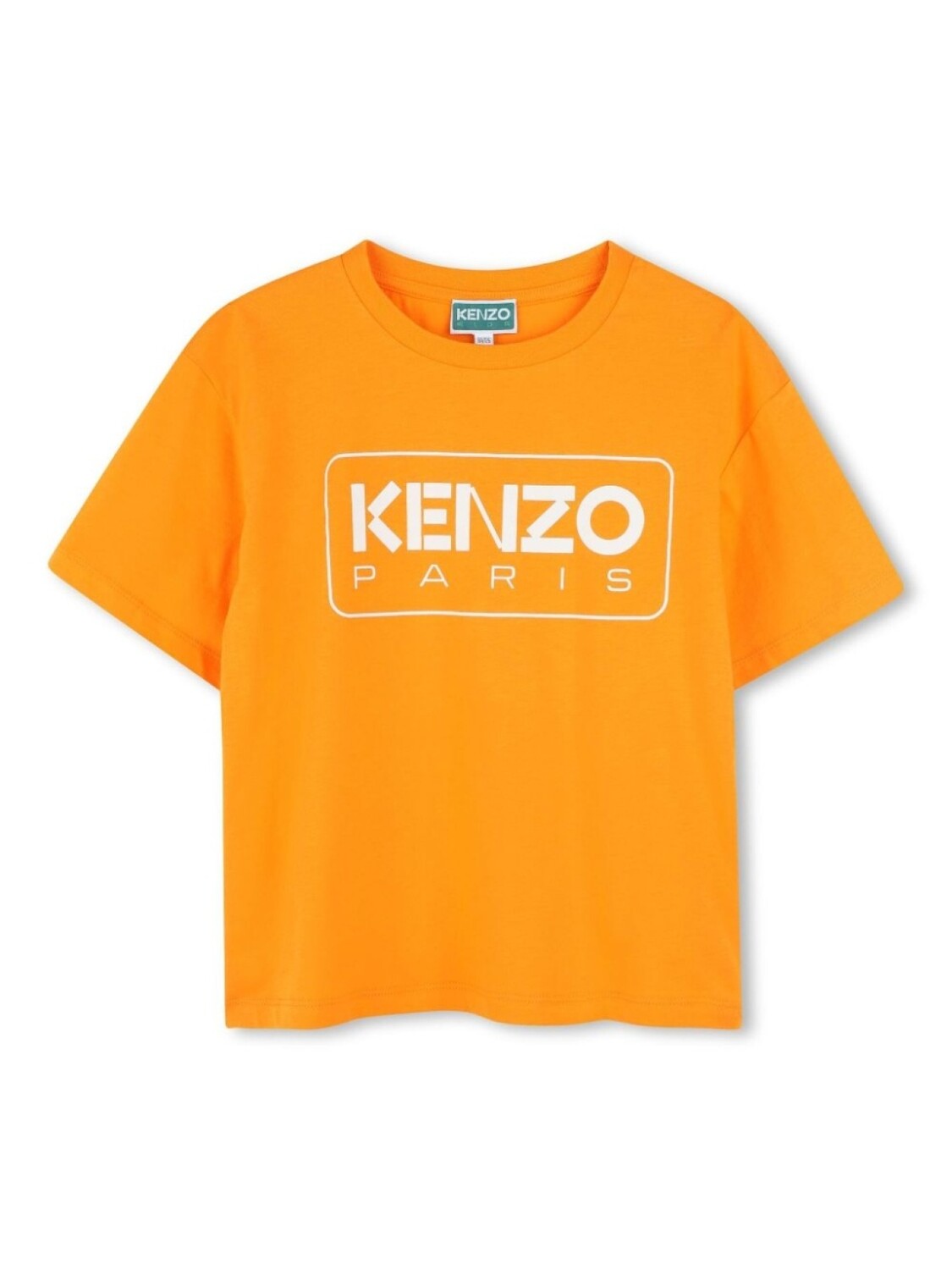 

Kenzo Kids футболка с логотипом, оранжевый