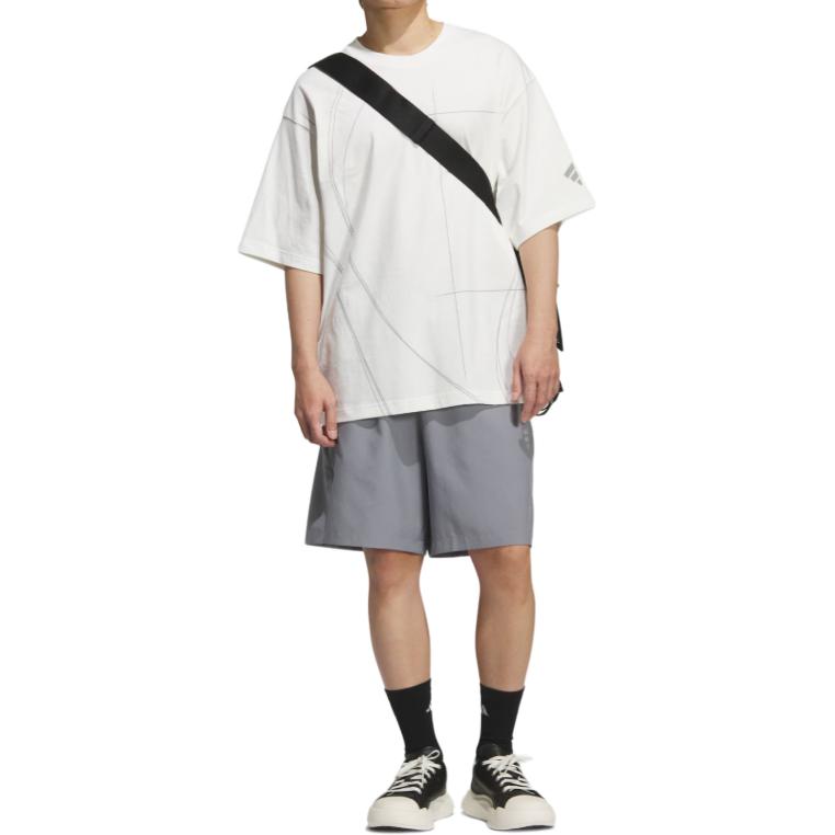 Шорты FOSClimacool SS25 Casual Shorts Men's Adidas, светло-серый — фото 3