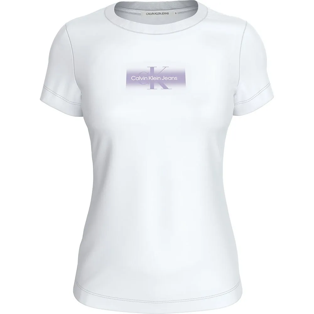 

Футболка Calvin Klein Jeans Faded Monologo, белый