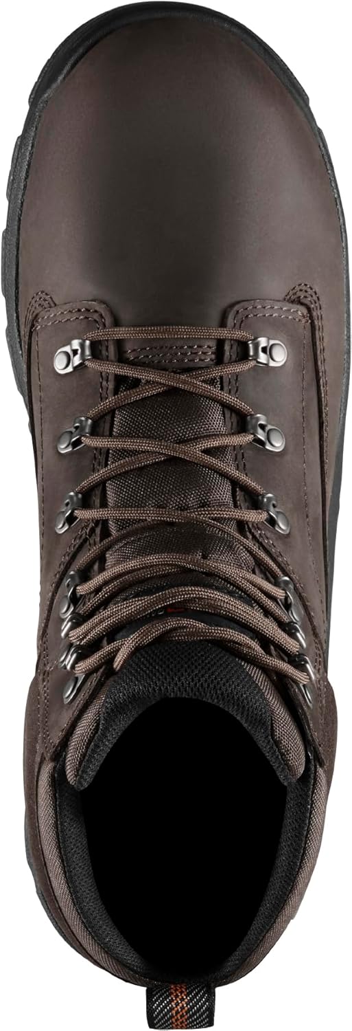 Мужские ботинки Danner Crafter 2.0 6, промышленные и строительные ботинки, водонепроницаемые, из прочной кожи, с противоскользящей подошвой, коричневый — фото 4