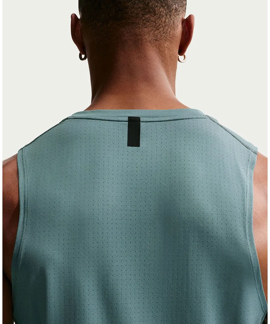 Тренировочная майка Pro Men's Dri-FIT Nike, зеленый — фото 4