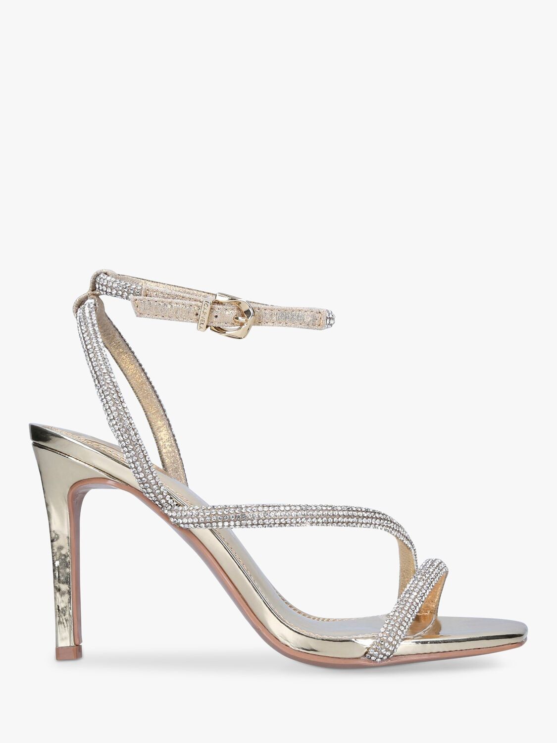 

Сандалии Carvela Paparazzi Diamante с украшением, золотой