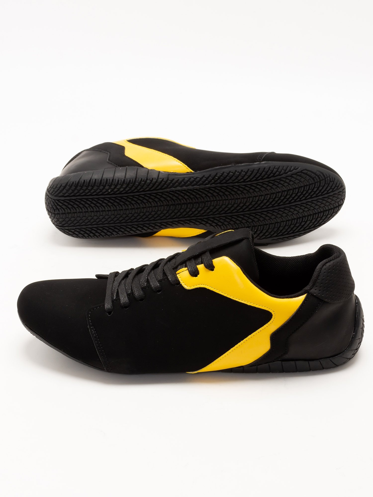 Водительские туфли SVEC, Black Yellow — фото 3