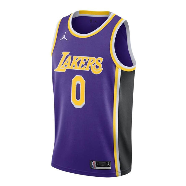 

Майка Air Jordan NBA Retro Sports Basketball Jersey/Vest Los Angeles Lakers Kuzma 0 Purple, фиолетовый