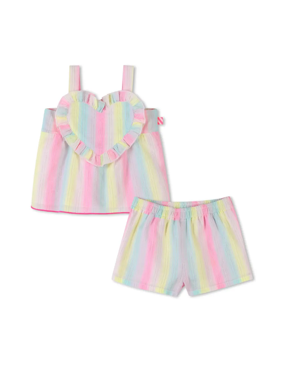 

Комплект из майки и шорт для малышки Billieblush, многоцветный