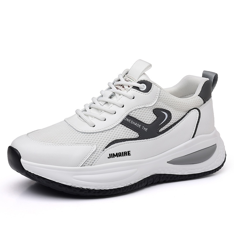 

King Jinmai Нескользящие дышащие низкие повседневные туфли, мужские, белые