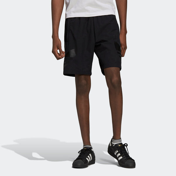 Шорты оригинальные триколор short2 печать спортивные шорты мужские Adidas, черный — фото 4