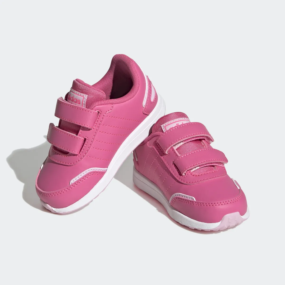 

Кроссовки Adidas Sportswear "VS SWITCH 3 LIFESTYLE RUNNING HOOK AND LOOP STRAP", для малышей, серебристый