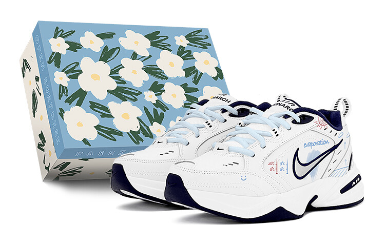 

Кроссовки Nike Air Monarch 4 Chunky Sneakers Unisex Low-top Pink, Black, White, Blue, голубой, Синий, Кроссовки Nike Air Monarch 4 Chunky Sneakers Unisex Low-top Pink, Black, White, Blue, голубой