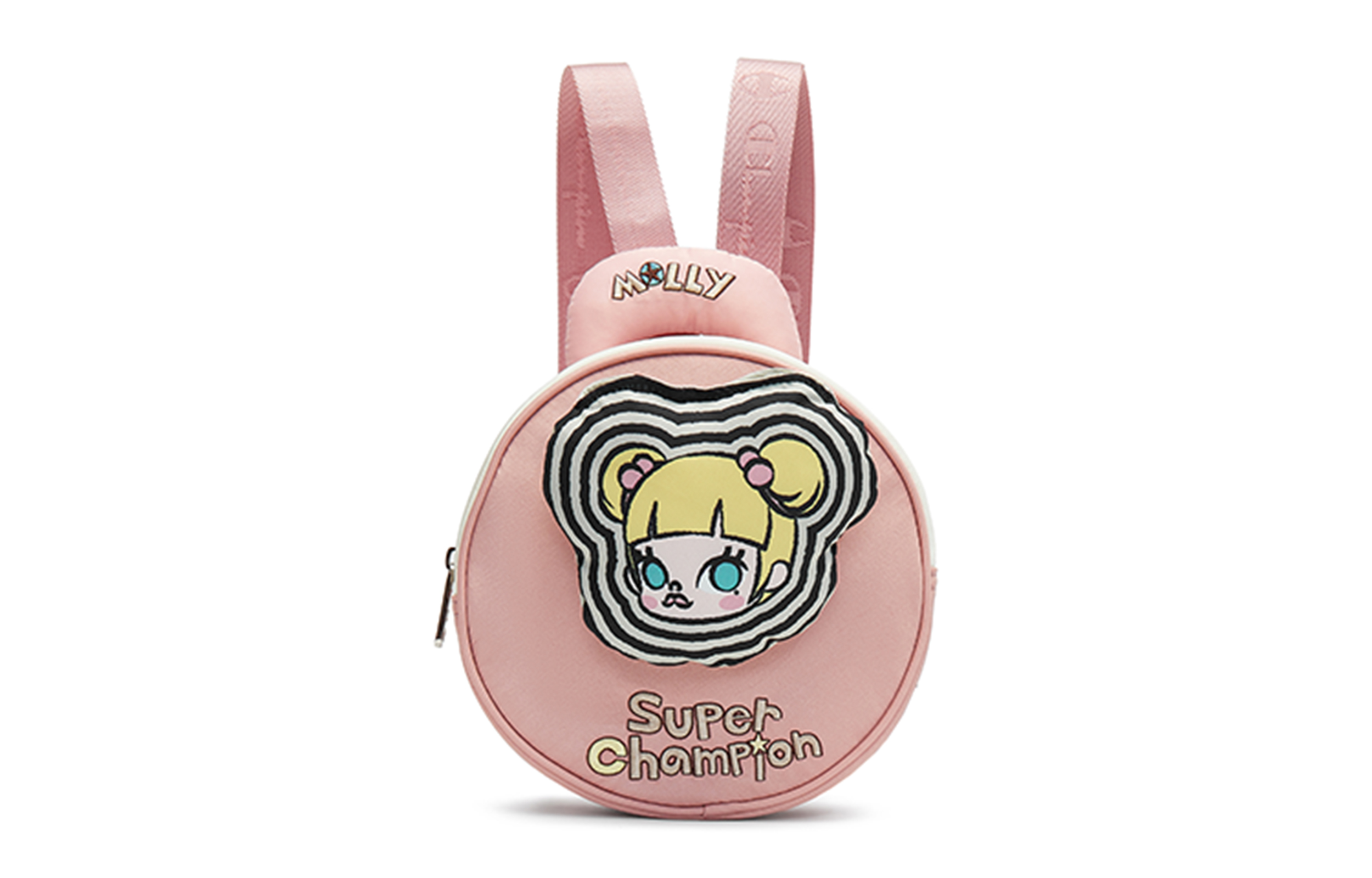

Champion Пузырьковый компаньон POP MART Тканевый рюкзак унисекс кофейный коричневый/светло-розовый, Light Pink