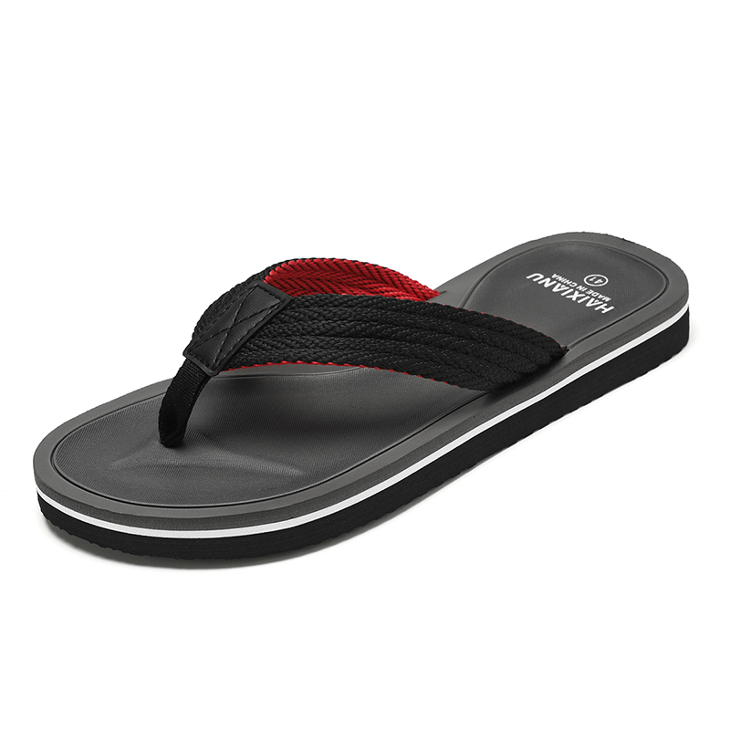 

Износостойкие противоскользящие шлепанцы мужские BOLE, Black