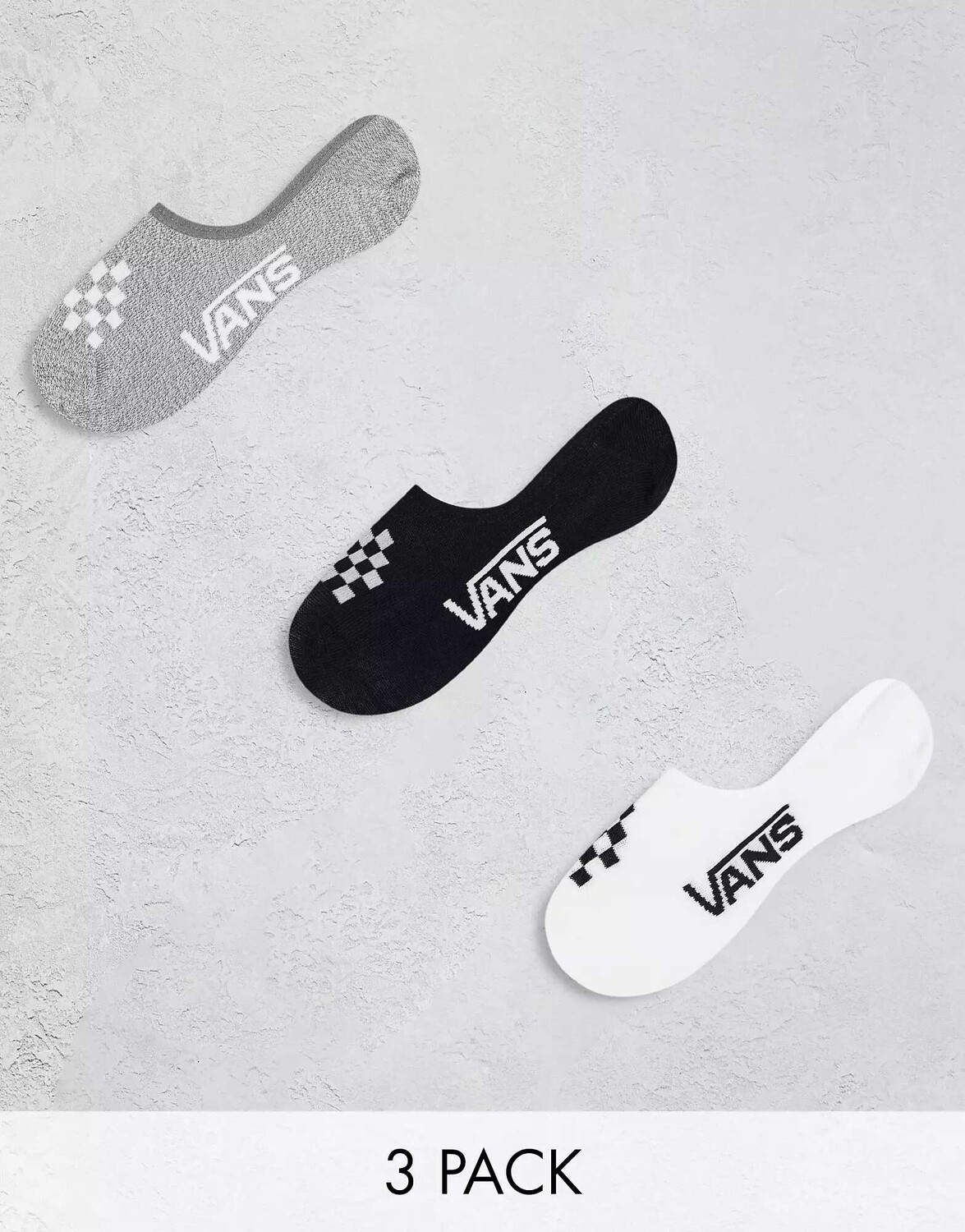

Три пары носков Vans Classic Assorted Canoodles серого, белого и черного цветов