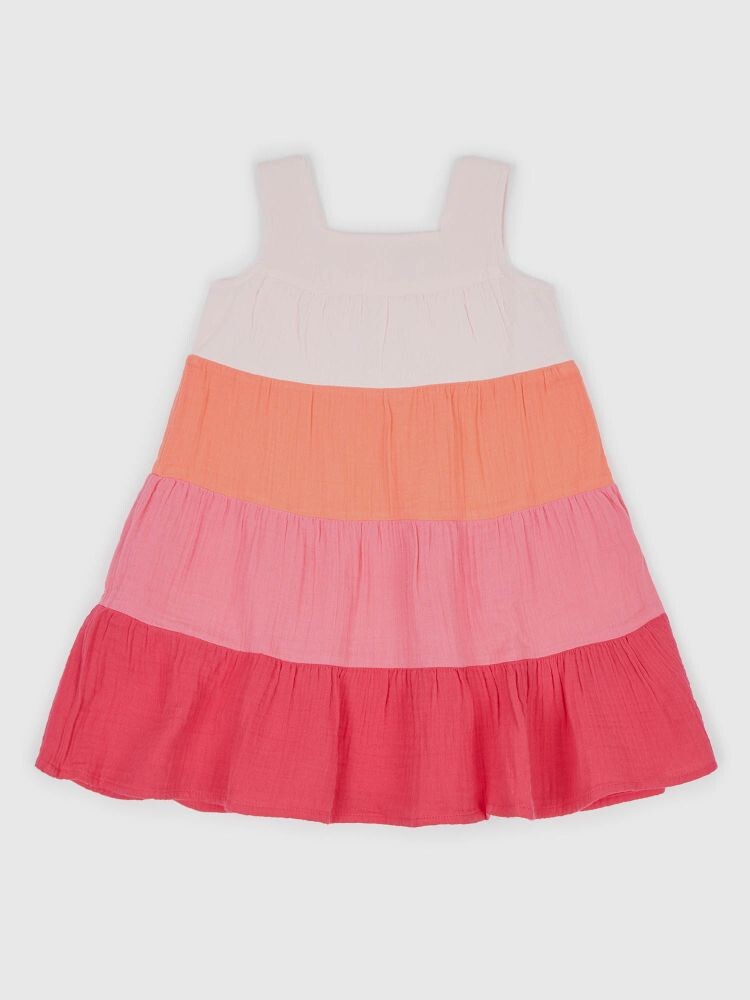 

Платье с рюшами Gap, розовый