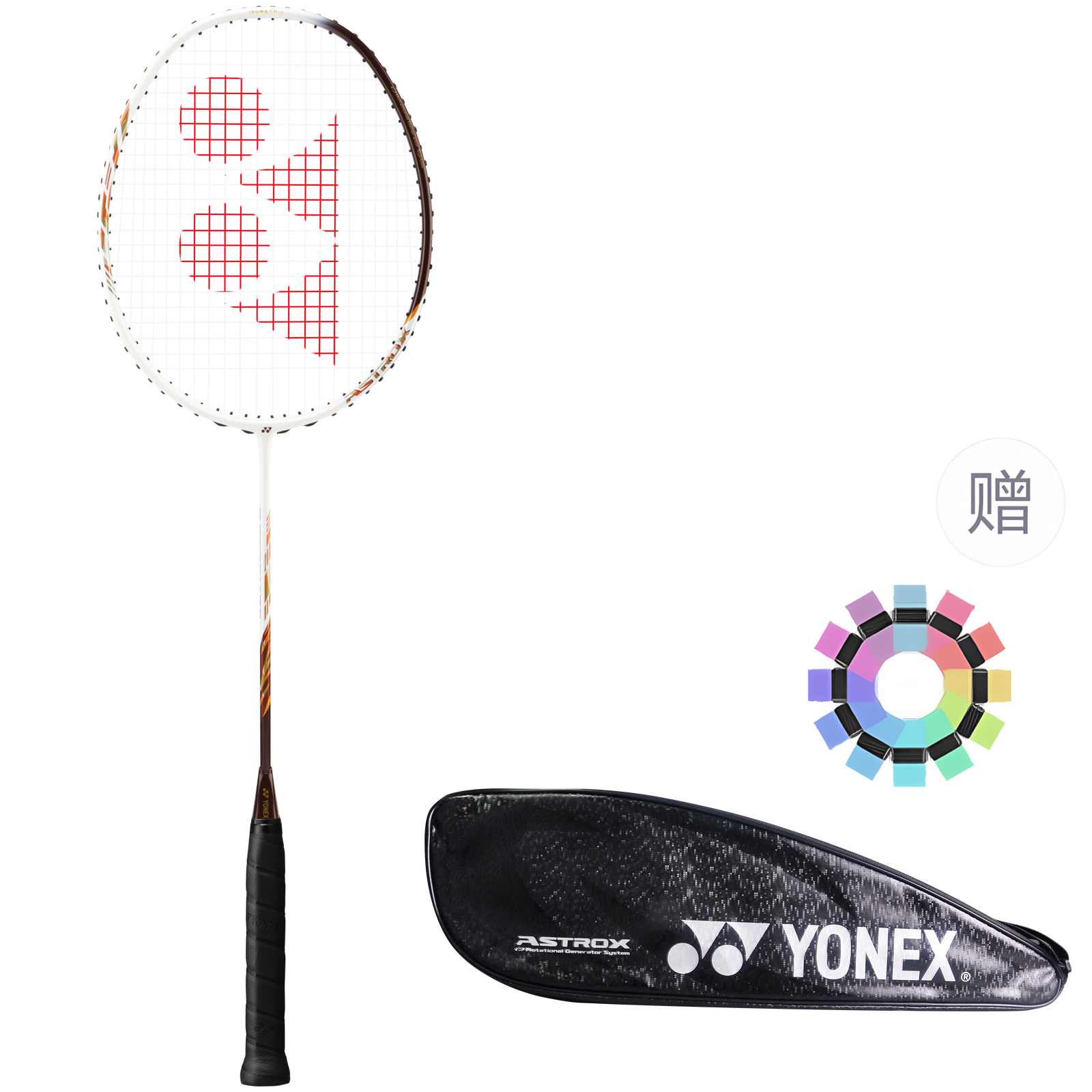 

YONEX Ракетка для бадминтона AstroX AX30 PRO Single Offensive Type Heavy Head, Stiff Shaft Battle Axe 30P Ancient Red