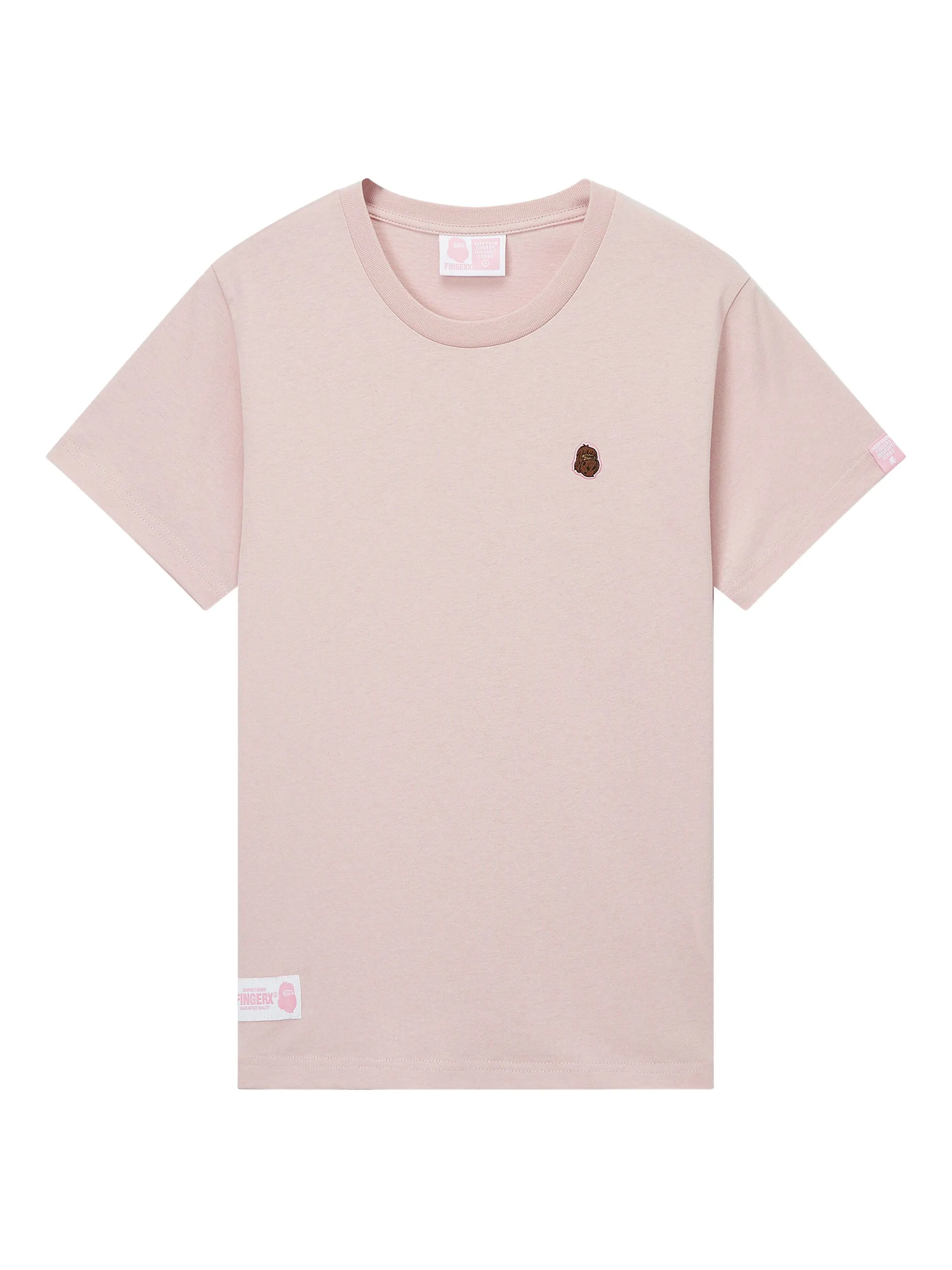 

Футболка с вышивкой Fingercroxx, розовый