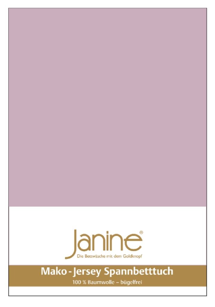 

Простыня Janine Mako из джерси 90 x 190 см - 100 x 200 см OVP 5007 21 старая роза Original Janine