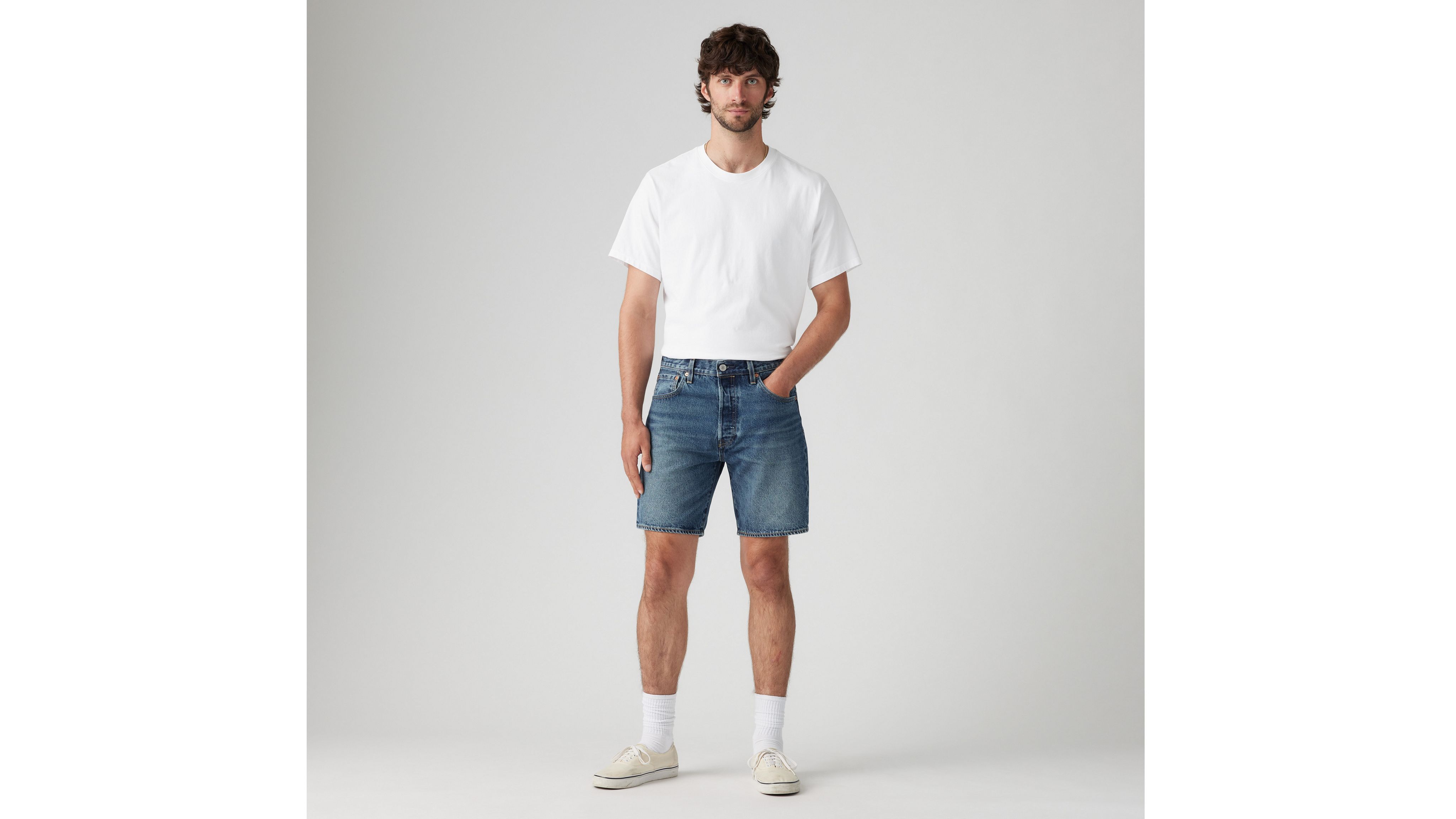 Мужские шорты прямого кроя 501 '93 Levi's, цвет Indigo General - Dark Wash — фото 3