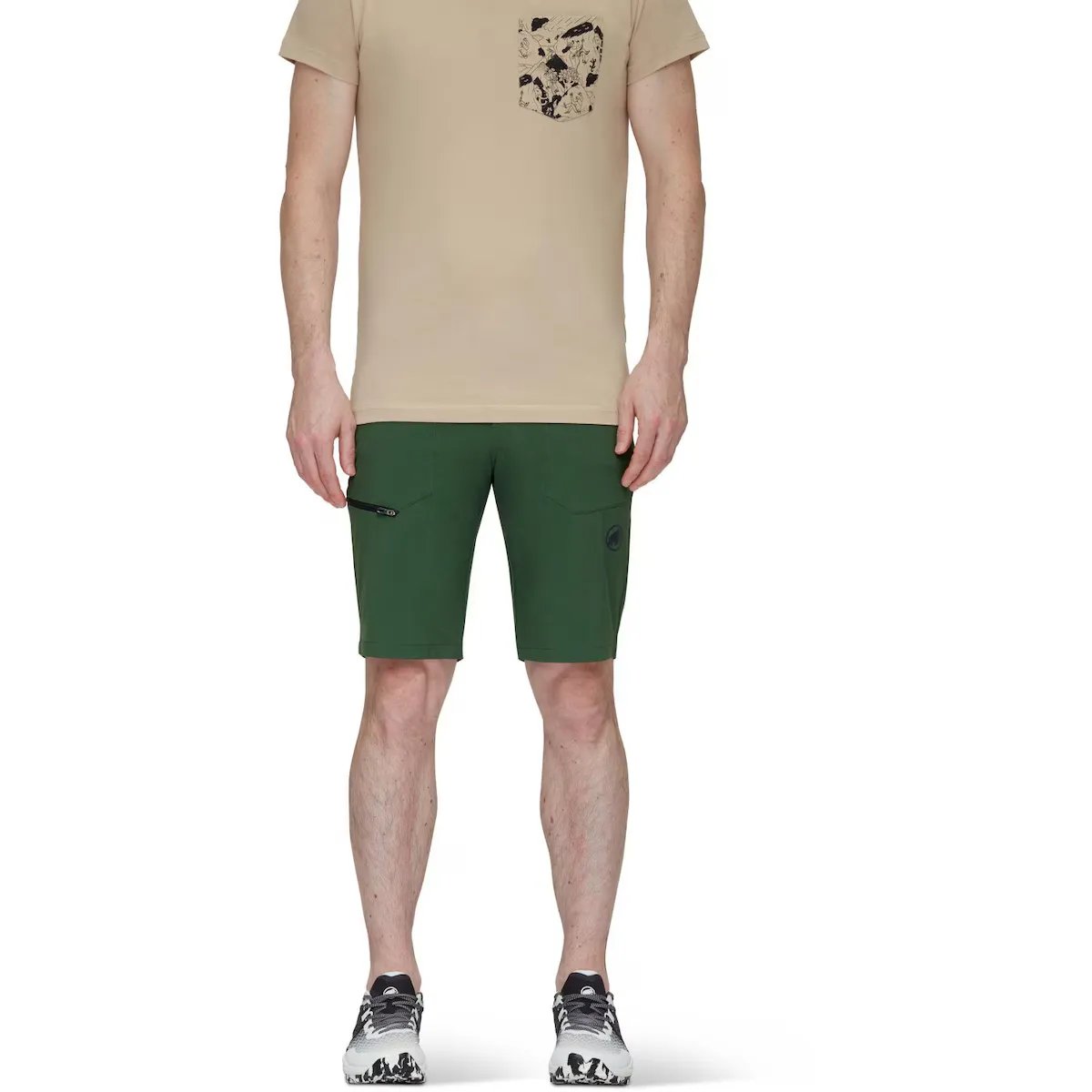 

Мужские горные шорты Runbold Mammut, зеленый