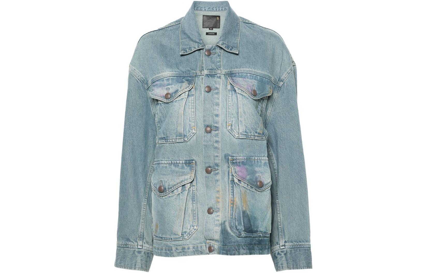 

Джинсовая куртка Trucker Oversized R13, синий