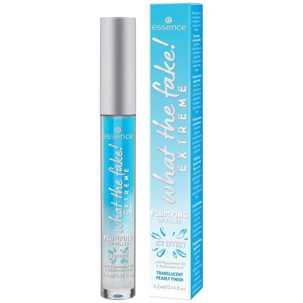 Блеск для губ what the fake! extreme plumping lip filler Essence, 02 - ice ice baby!, объем 4.2 мл — фото 4
