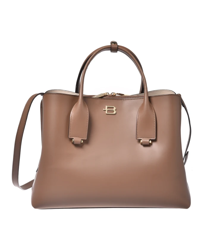 

Кожаная сумка Baldinini, бежевый