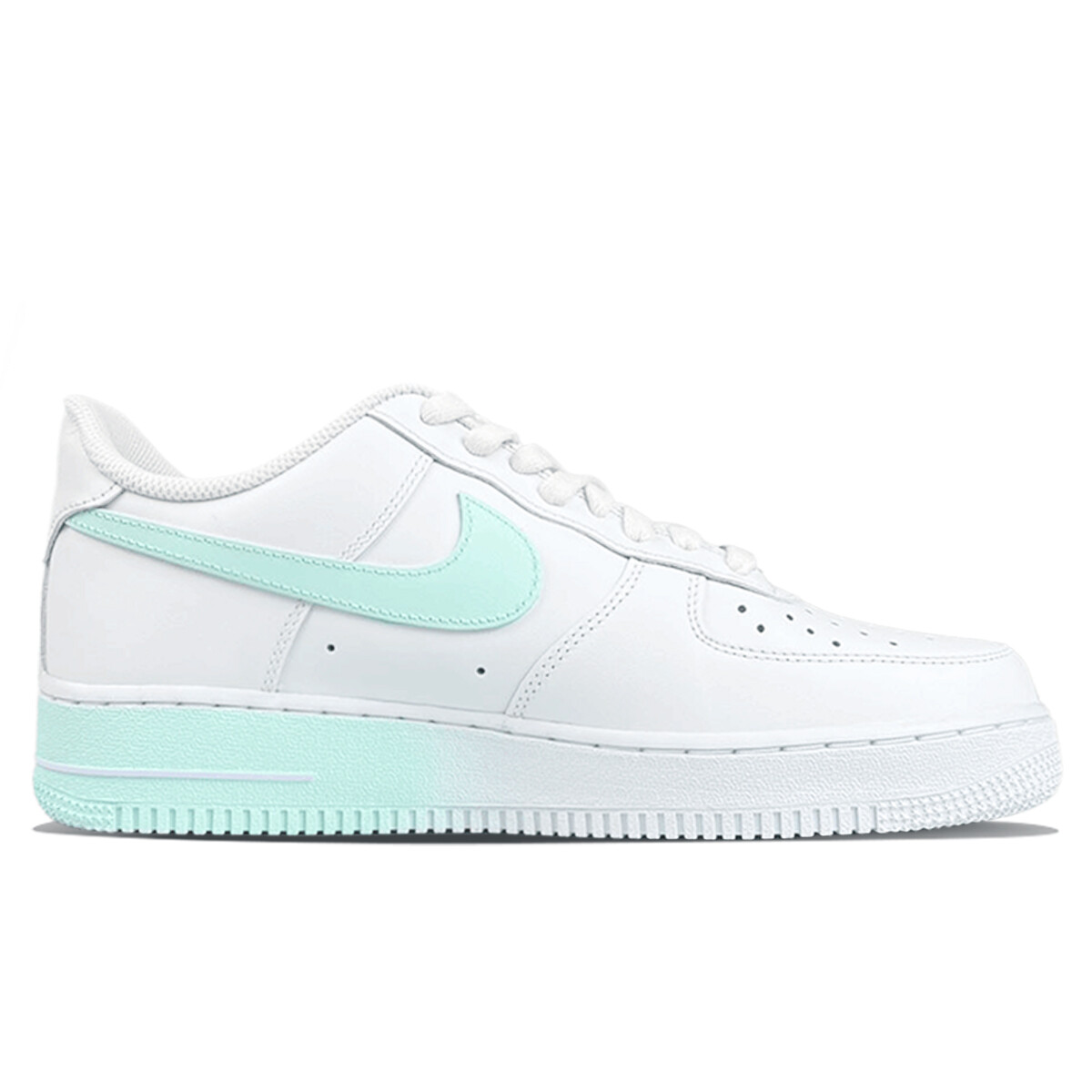 Кроссовки Nike Air Force 1 Skateboarding Shoes Unisex Low-top White/Green, зеленый — фото 2