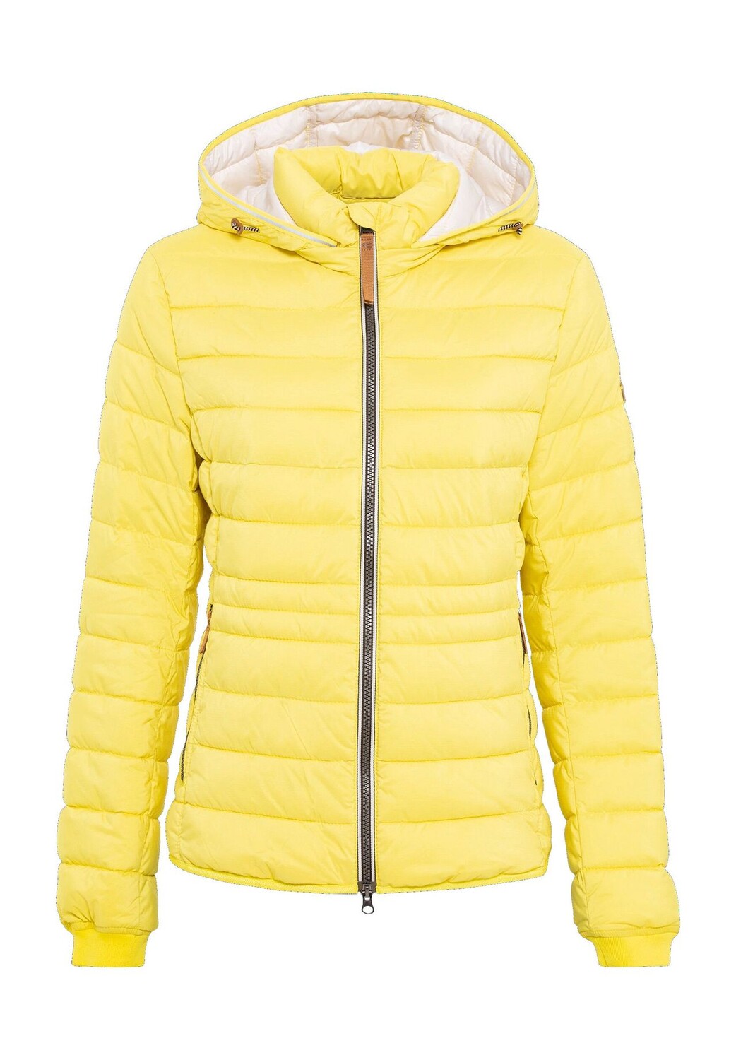 

Куртка стеганая, воротник стойка, капюшон, женская camel active, цвет Lemon Grass