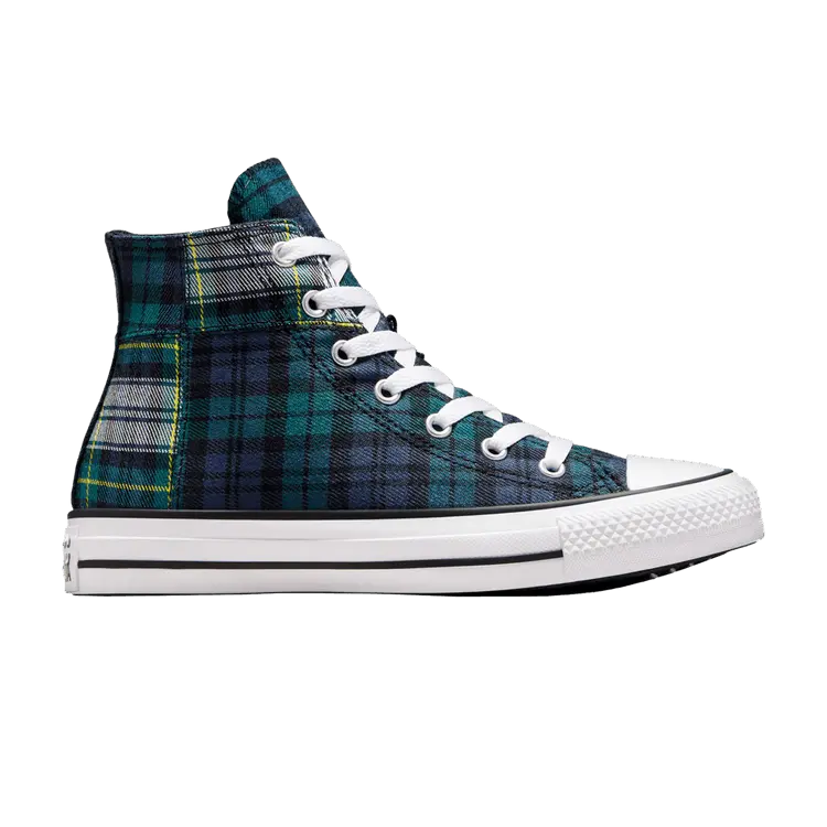 

Кроссовки Converse Chuck Taylor All Star High GS Plaid - Dragon Scale Green, зеленый