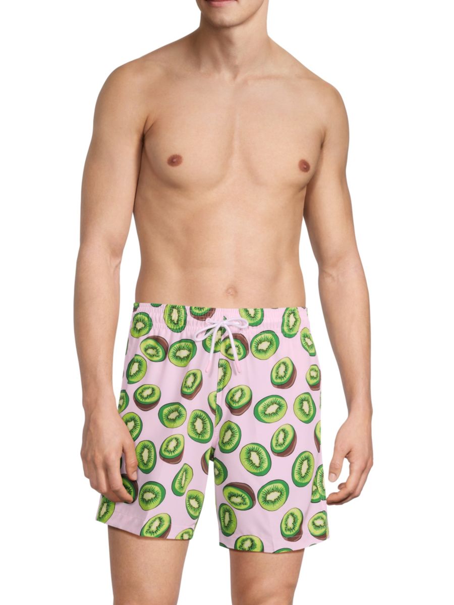 

Плавки-шорты с принтом киви Sano Trunks Surf + Swim, цвет Soft Pink Kiwi