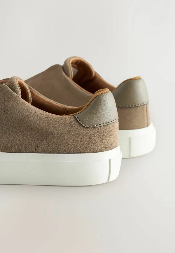 Кроссовки Next Standard fit, модель elastic lace smart trainers, нейтральный цвет — фото 4