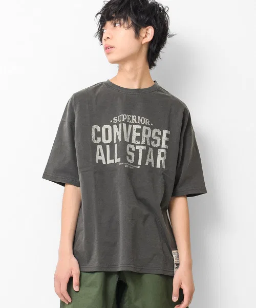 Детская футболка RAT EFFECT CONVERSE пигментная, серая