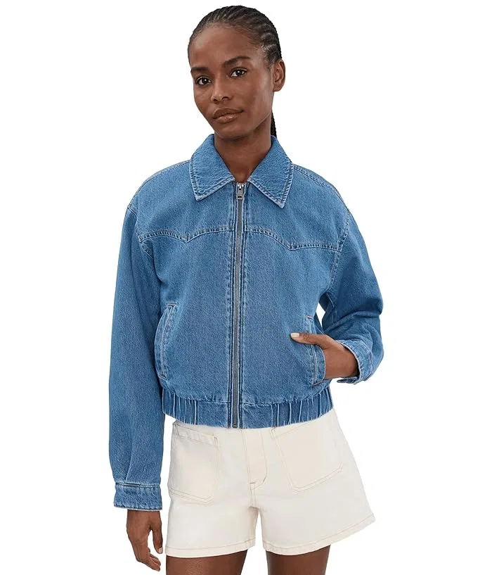 Куртка джинсовая Western Denim Bomber Levi's, Medium Wash Denim