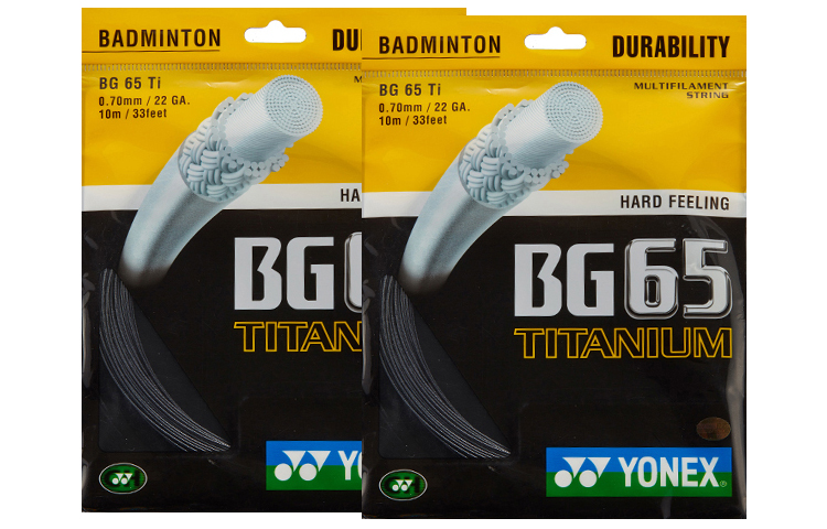 

Струны для бадминтонной ракетки nylon спортивные унисекс 2 штуки YONEX, черный