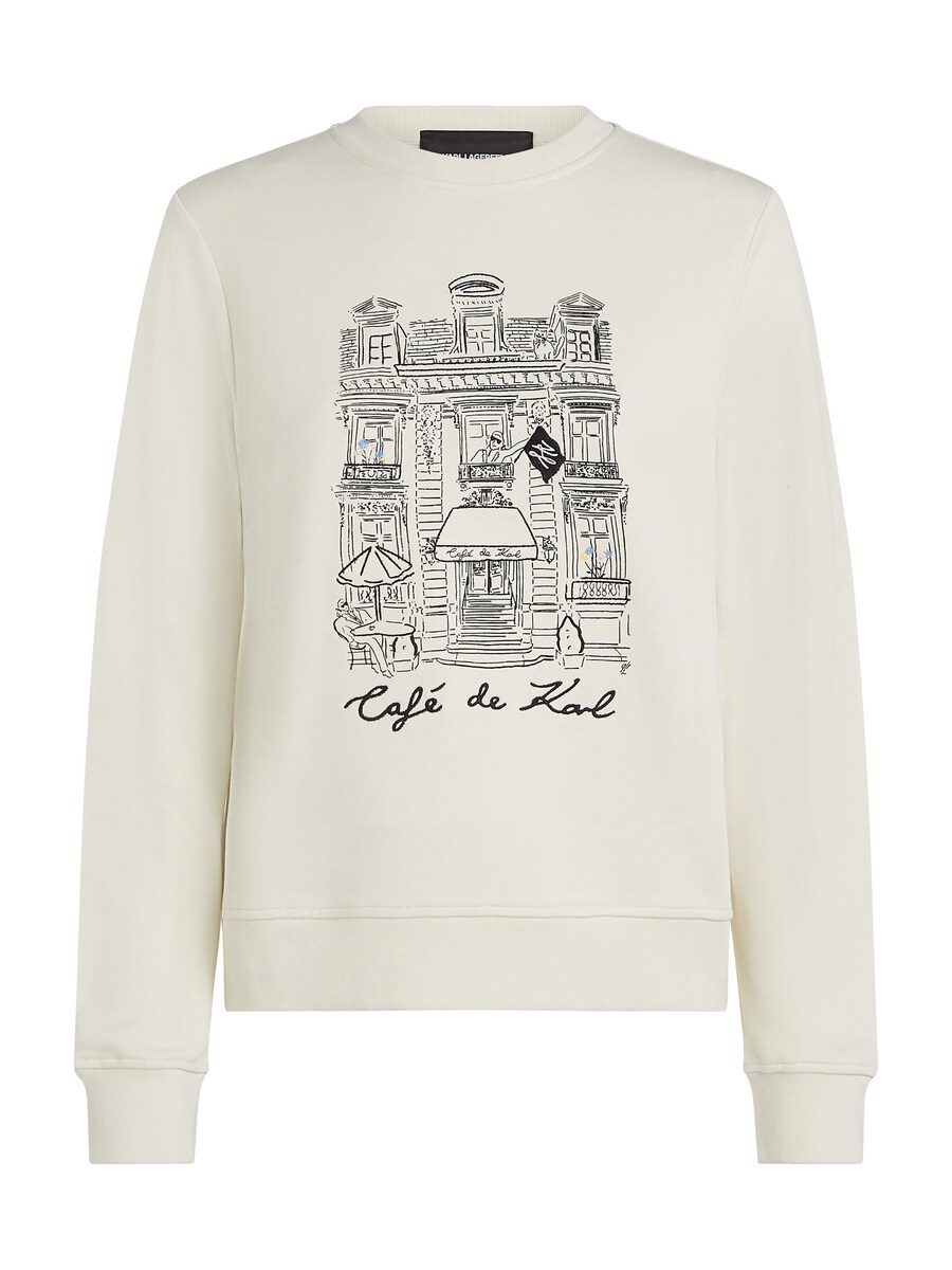 

Толстовка Karl Lagerfeld KL x Jorge Parra, кремовый