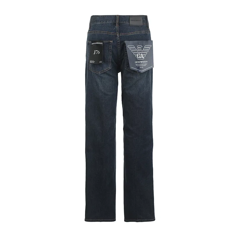 Джинсы SS26 Men's Blue EMPORIO ARMANI, Dark Blue — фото 3