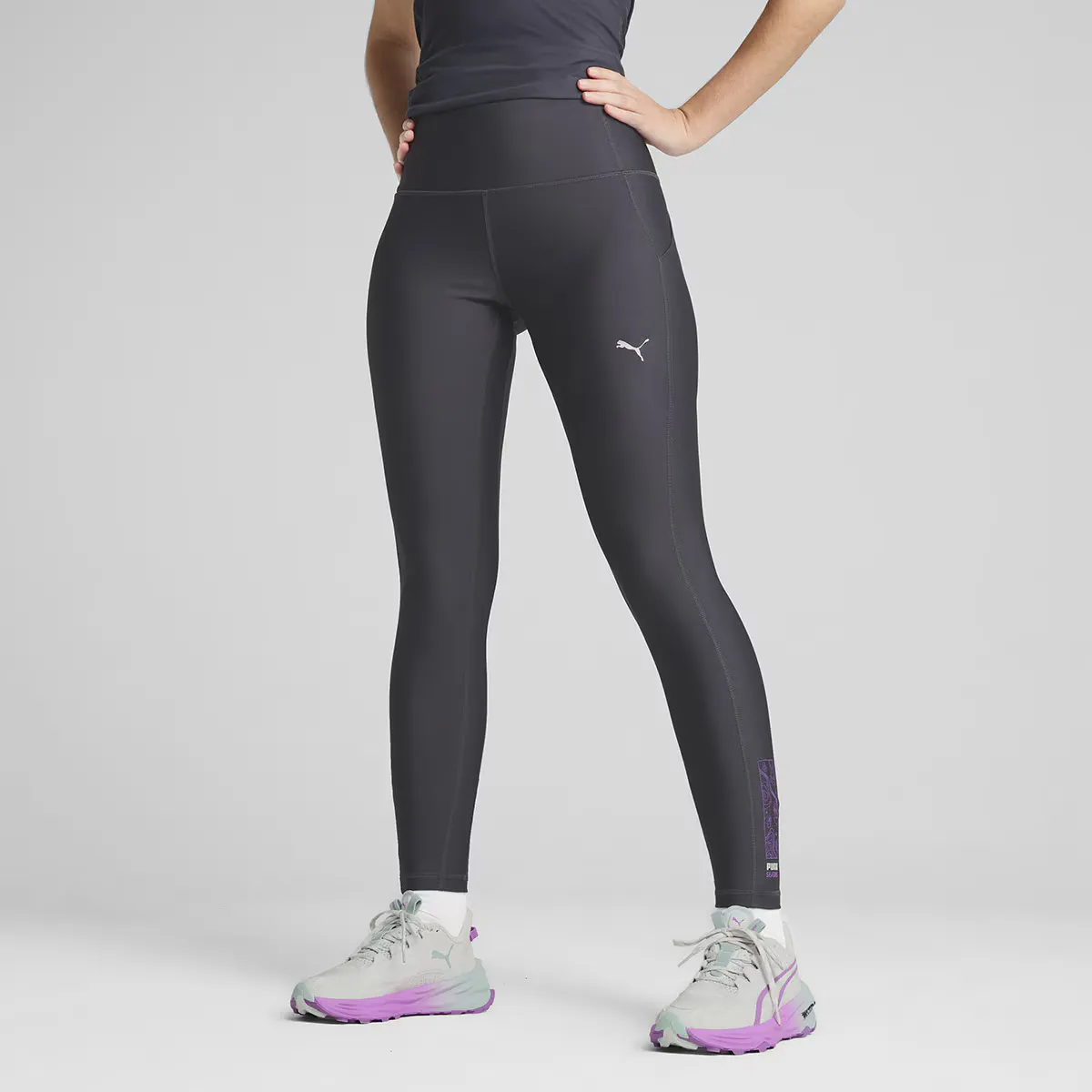 

W SEASONS TRAIL FL Обтягивающие женские колготки Puma, чёрный