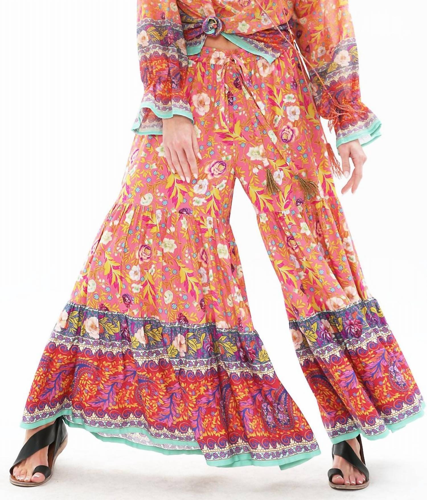 

Акварельные брюки Dream в розовом цвете Multi Aratta