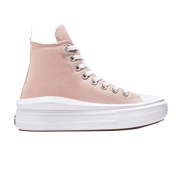 

Кроссовки Converse Chuck Taylor All Star Move Platform High GS 'Static Pink', розовый