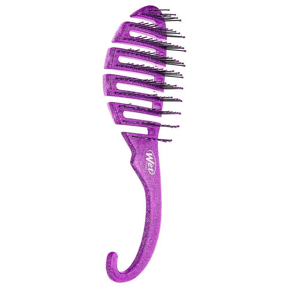 Wet Brush, Распутывающая щетка для душа, Распутывающая щетка для душа с фиолетовыми блестками — фото 2