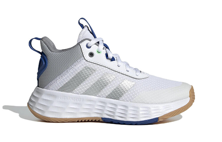 

Баскетбольные кроссовки OwnTheGame 2.0 Kids, низкие, белые/серые Adidas