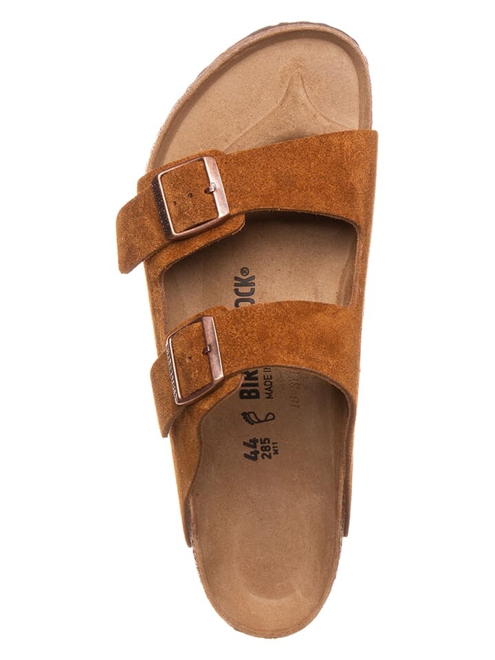 Мюли Birkenstock Leder Arizona, цвет hellbraun - weite n — фото 4