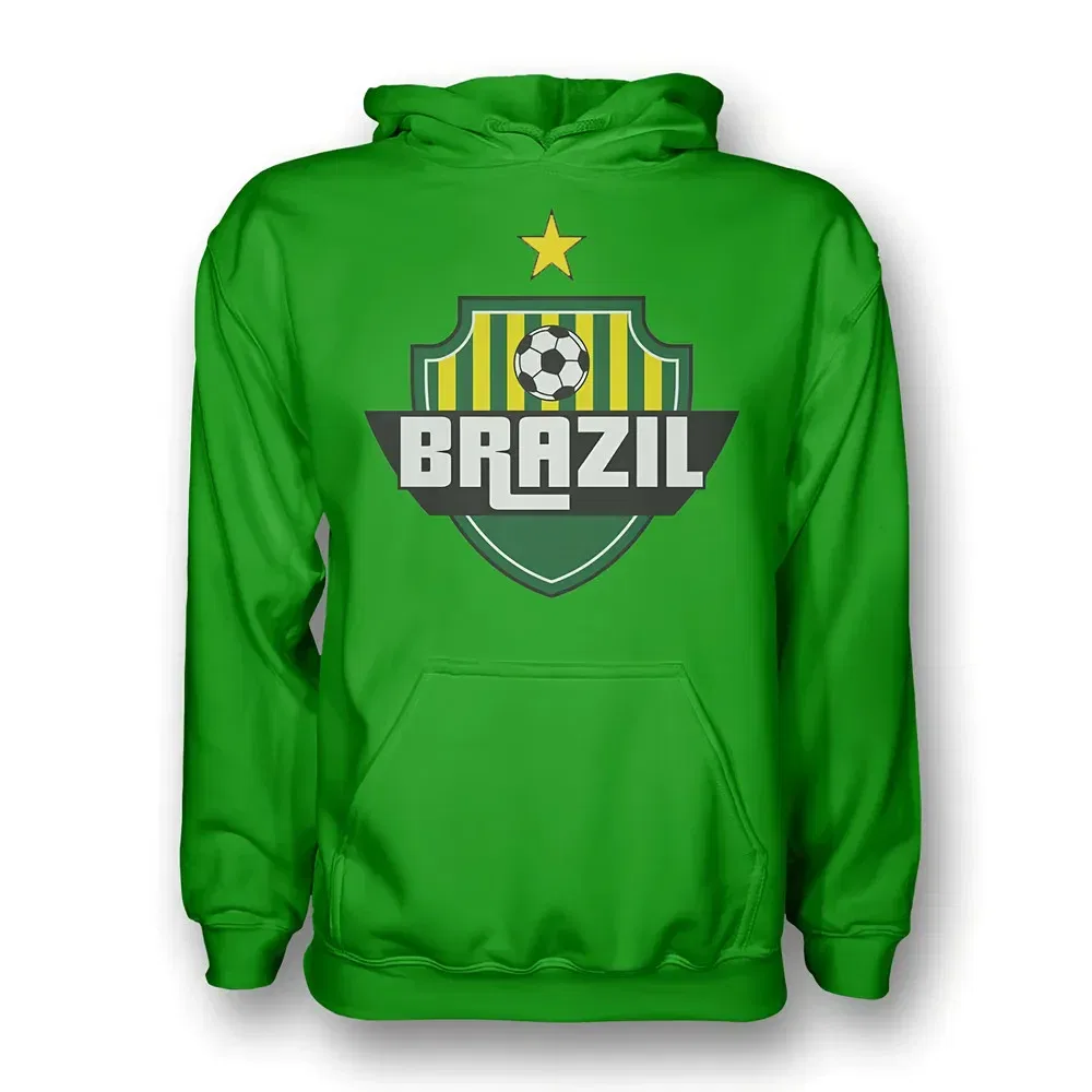 Худи Junior Country Logo Hoody Brazil, зеленый — фото 2