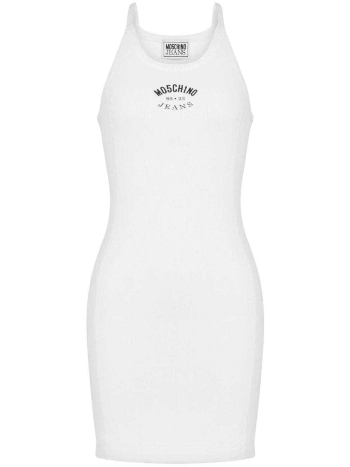 

MOSCHINO JEANS платье с логотипом, белый