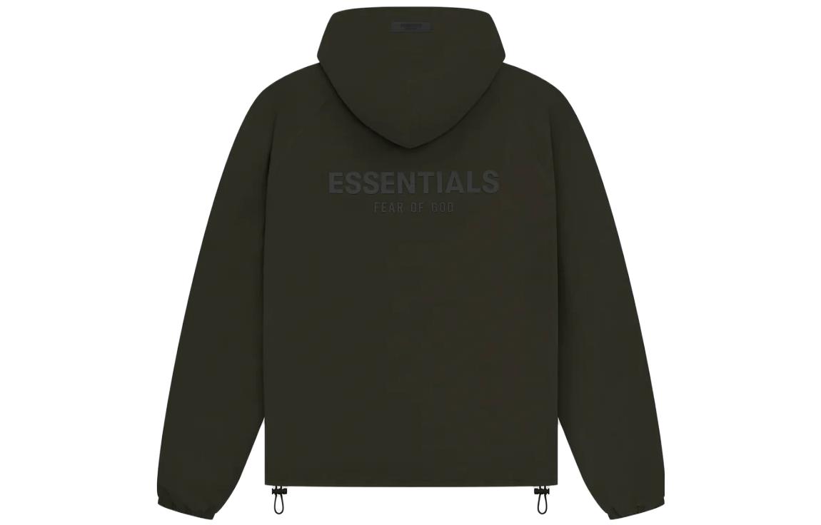 Фуллзип Куртка Fear Of God Essentials, Светло-черный — фото 3