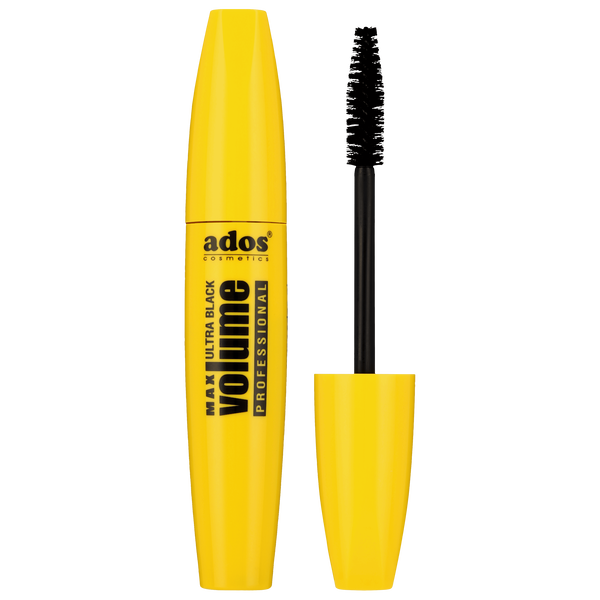 

Ультрачерная тушь для ресниц, 12 г Ados Volume max