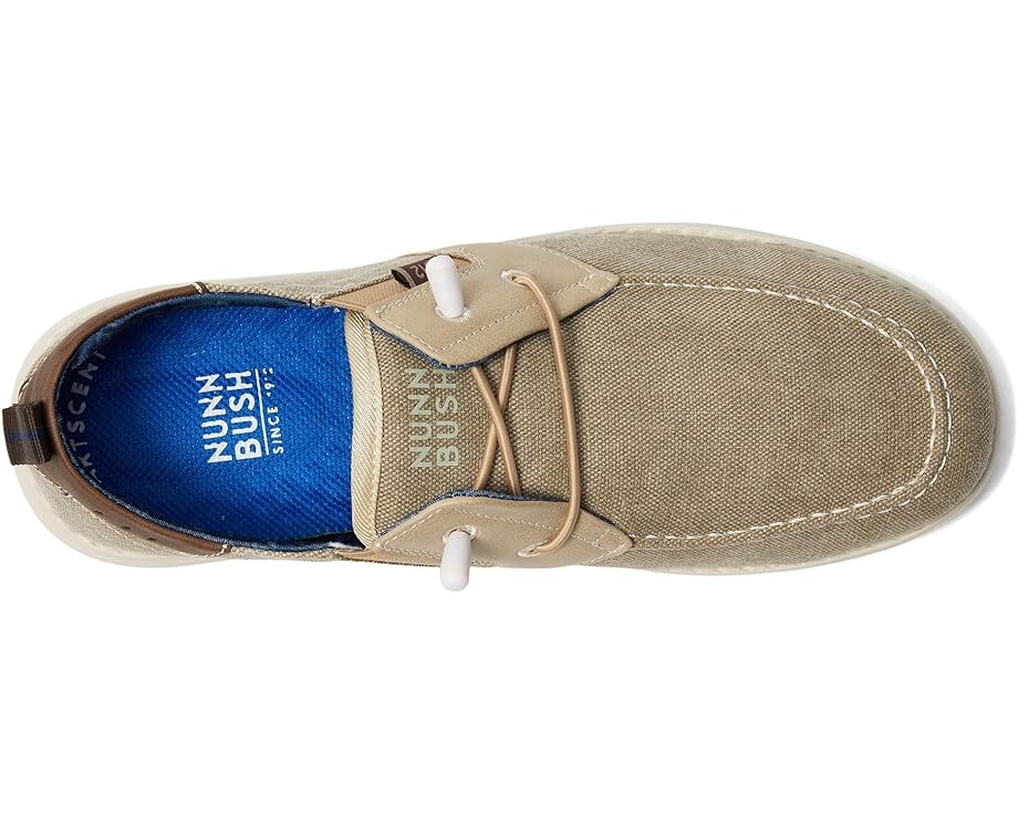 Лоферы Nunn Bush Brewski Moc Toe Slip-on with Elastic Bungee, цвет Stone — фото 2