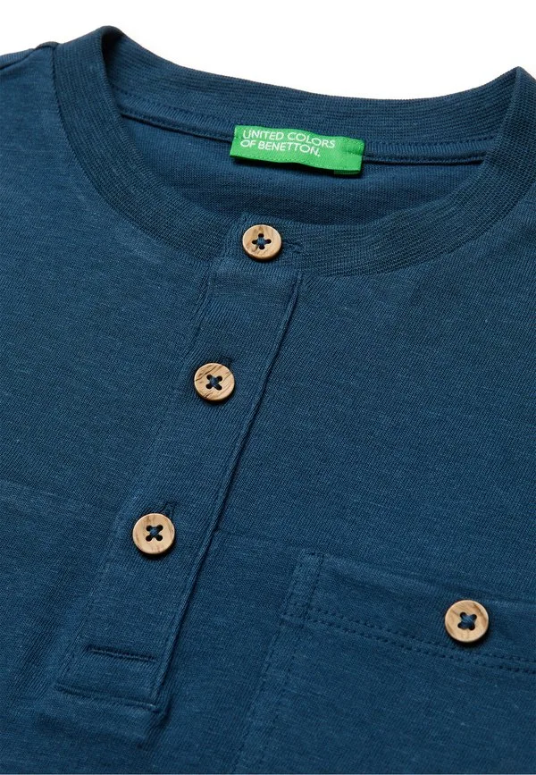 Простая футболка United Colors Of Benetton, Blue — фото 3