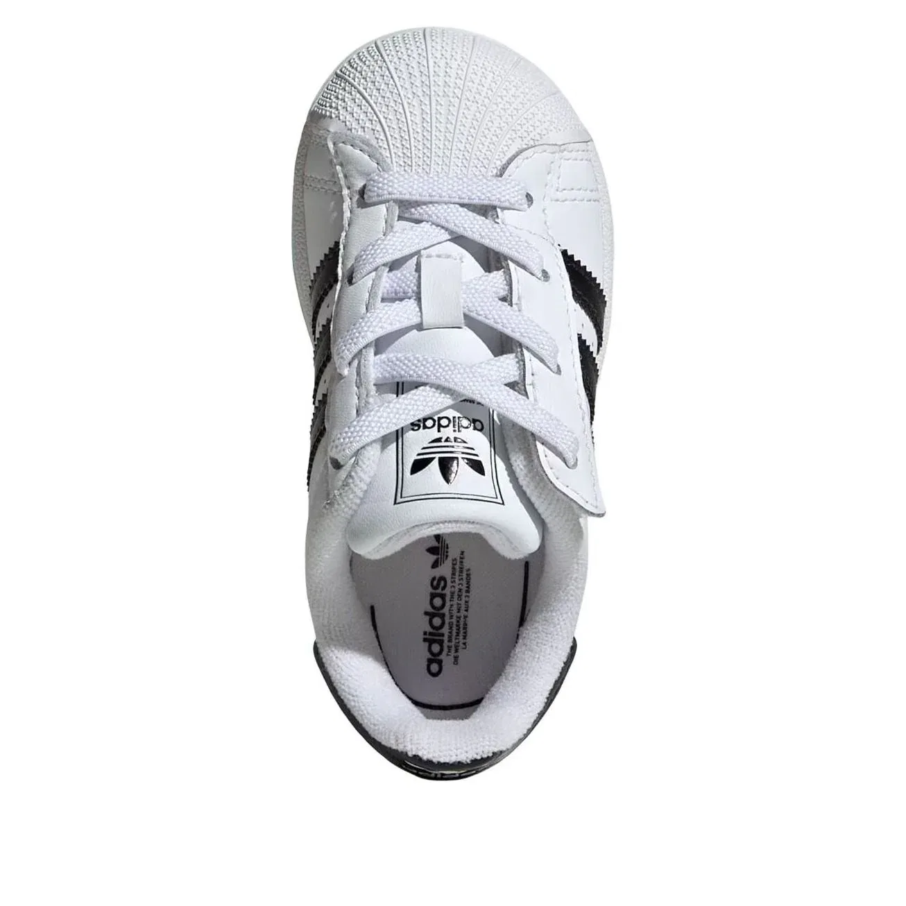 Кроссовки Adidas Superstar II CF EL I 'White Black' IH6402, белый — фото 2